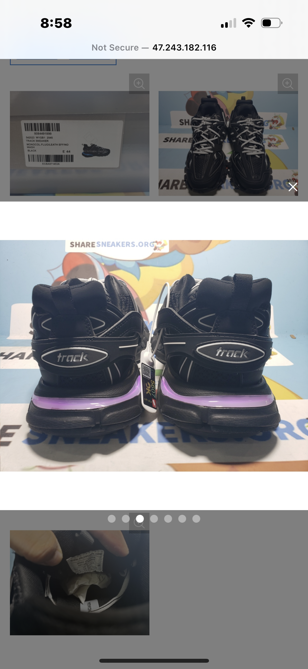 PKGoden Balenciaga Track LED Tess Black And White 542023 W1GB1 2045 review Fayzaan Abbassi 03