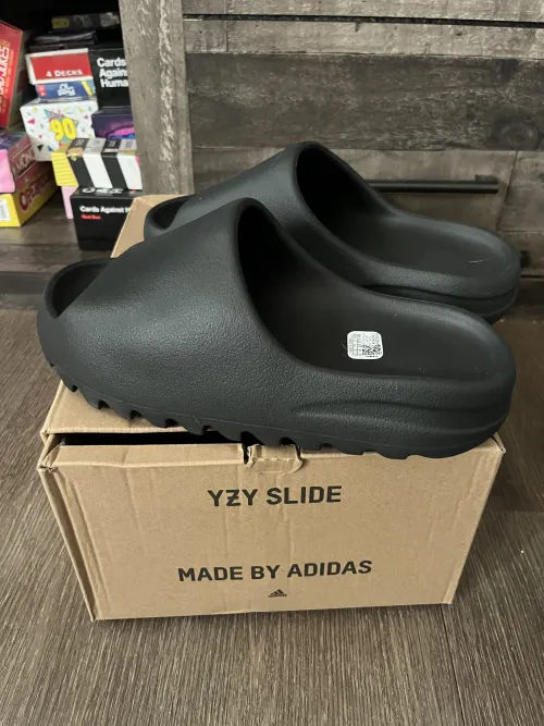 POP adidas Yeezy Slide Onyx, HQ6448(ex) review 