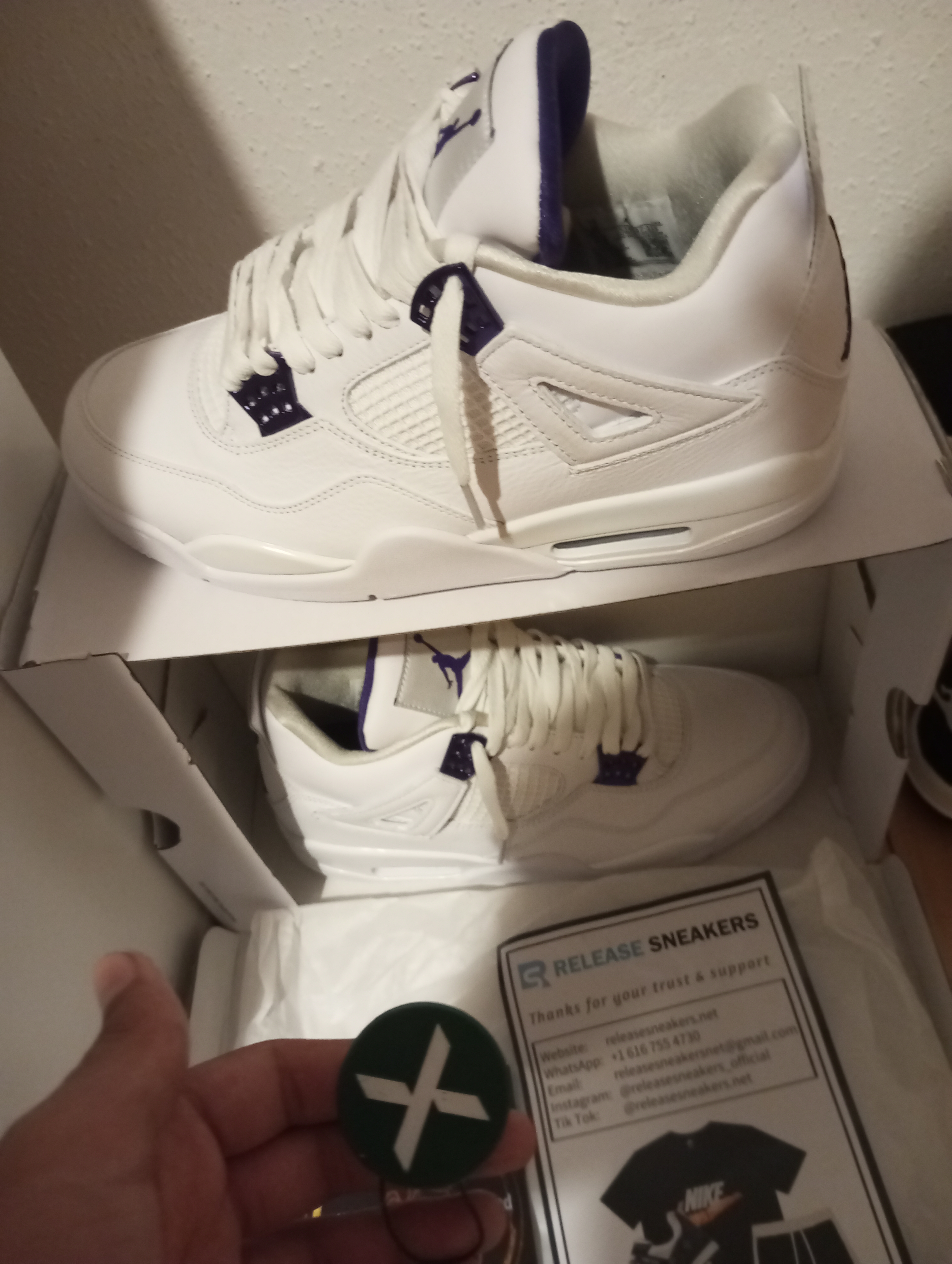 PKGoden  Jordan 4 Retro Metallic Purple, CT8527-115 review H 00