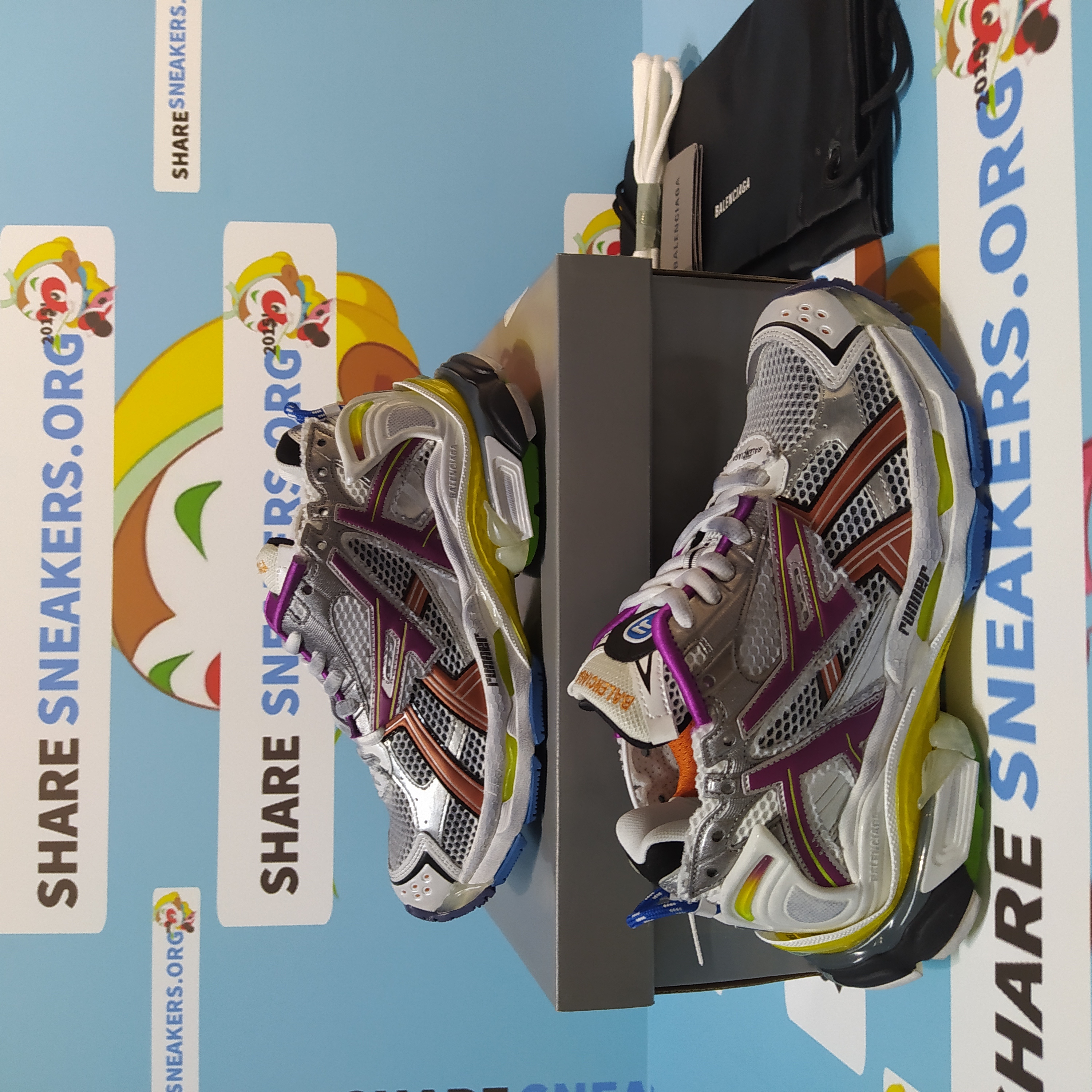 PKGoden Balenciaga Runner Multi Colors review ss 04