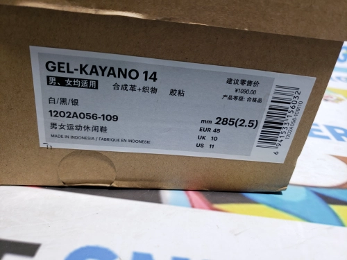 POP  ASICS Gel-Kayano 14 White Midnight 1202A056-109 review 