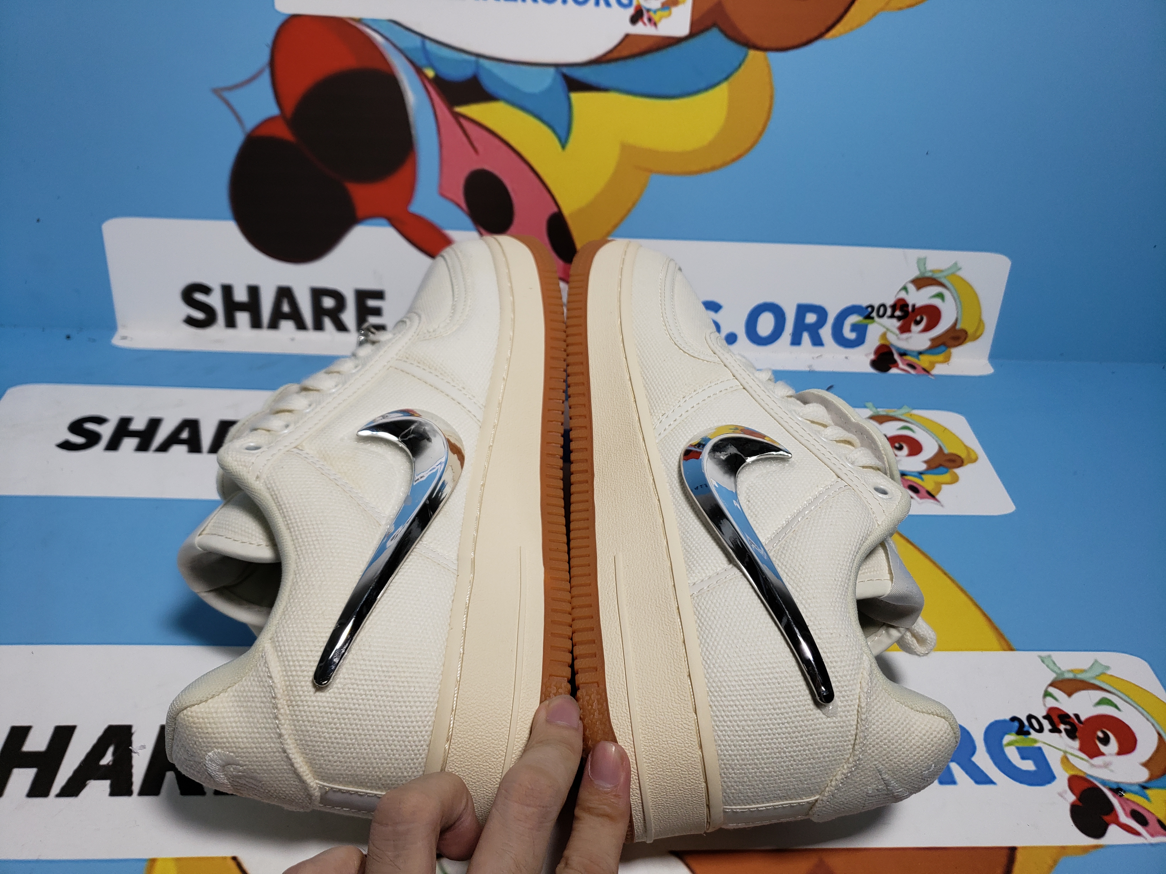 PKGoden Air Force 1 Low Travis Scott Sail, AQ4211-101 review SS 04