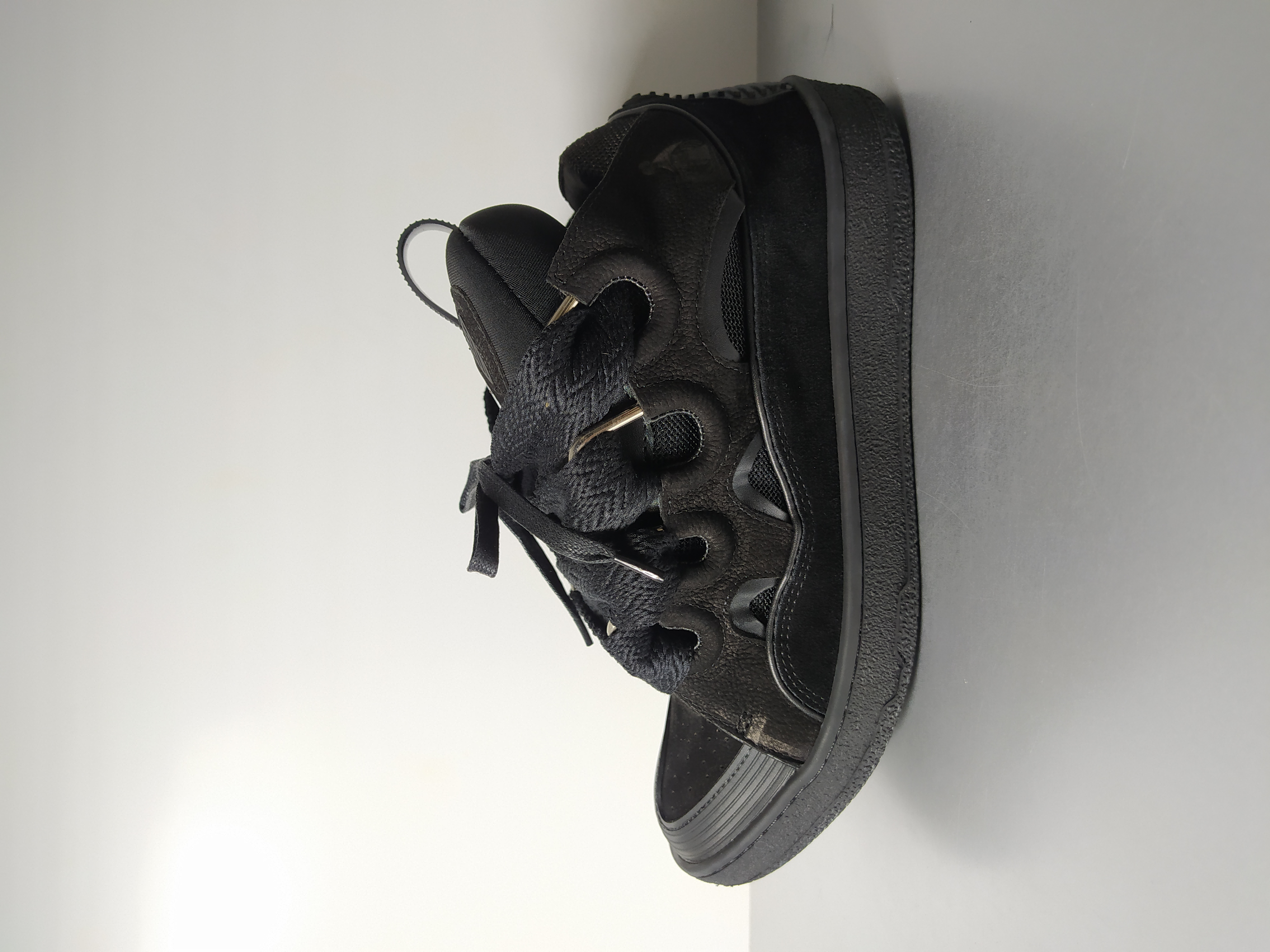 PKGoden Lanvin Leather Curb Triple Black review SS 01