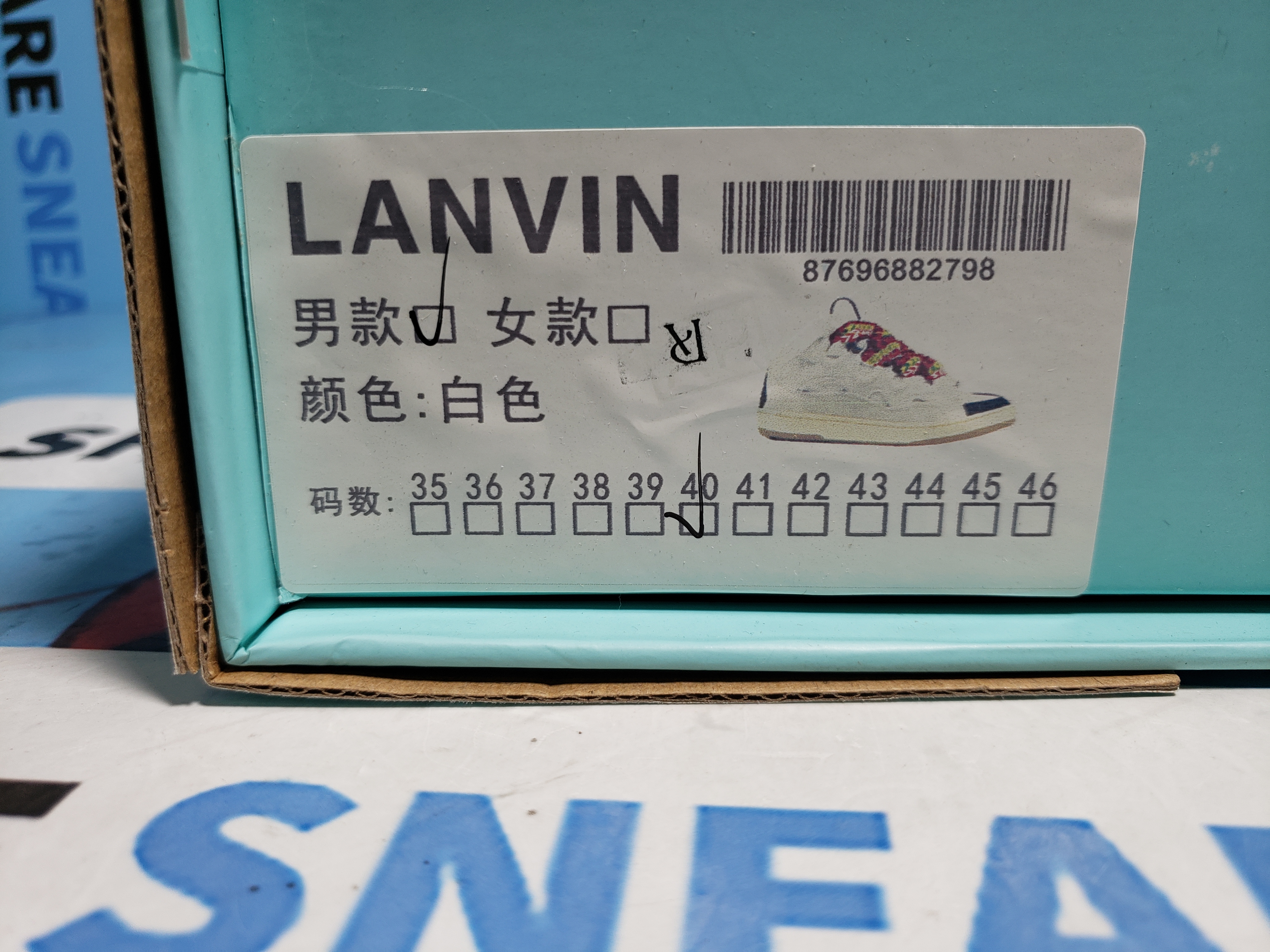 PKGoden  LANVIN White White And Black review SS 03