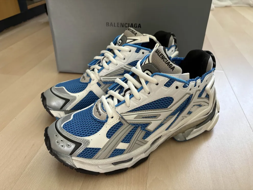 PKGoden Balenciaga Runner White Blue review Thomas 🇷🇺🇧🇬 00