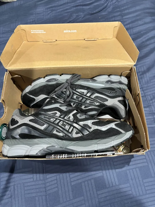 POP Asics Gel NYC 'Graphite Grey Black', 1201A789-020 review justin green