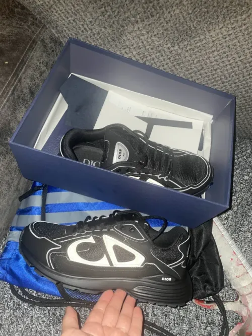 PKGoden Dior B30 Light Grey Sneakers New Reflective 3SN27ZIR-16536 review 