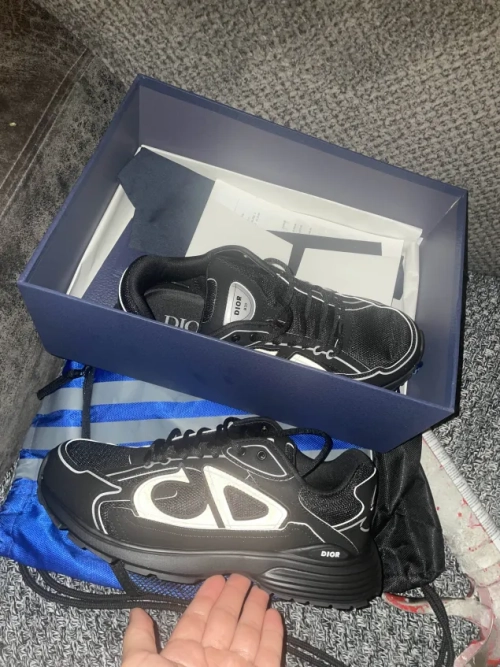 PKGoden Dior B30 Light Grey Sneakers New Reflective 3SN27ZIR-16536 review 