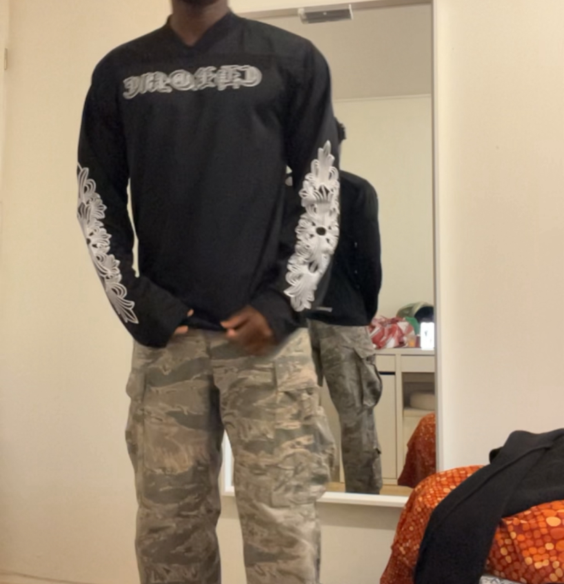 Chrome Hearts SPORT MESH JERSEY LONG SLEEVE TOP review Nylan Mares