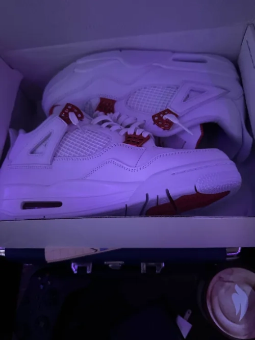 POP  Jordan 4 Retro Metallic Red, CT8527-112 review 
