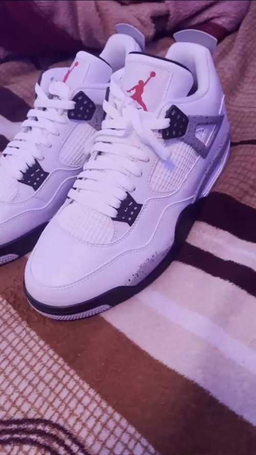 PKGoden Air Jordan 4 Retro OG White Cement FV5029-100  review 
