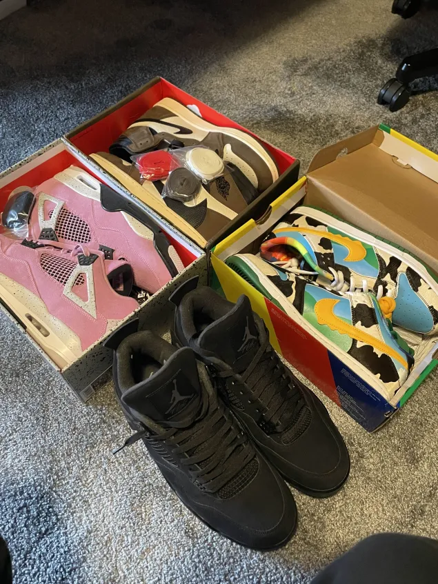 PKGoden Jordan 4 Retro Black Cat, CU1110-010 review Minh Kim