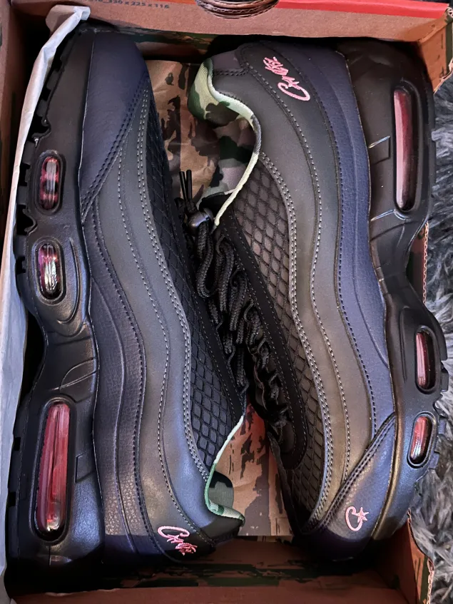 POP Corteiz Corteiz x  Air Max 95 Pink Beam FB2709-001  review Terrorismus
