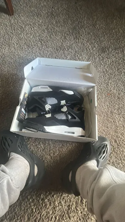 PKGoden Jordan 4 White Thunder, FQ8138-001 review 