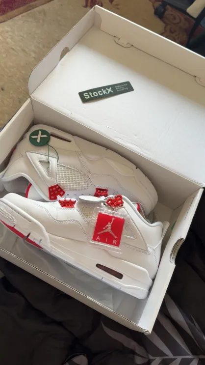 POP  Jordan 4 Retro Metallic Red, CT8527-112 review 