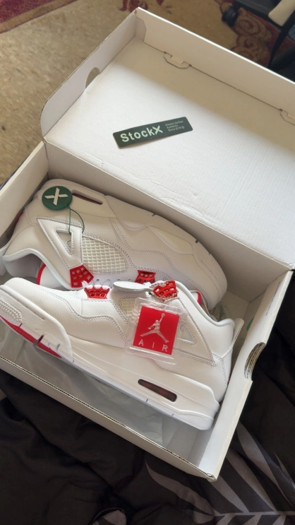 POP  Jordan 4 Retro Metallic Red, CT8527-112 review 