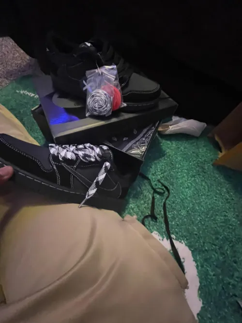 POP Jordan 1 Retro Low OG SP Travis Scott Black Phantom, DM7866-001 review 