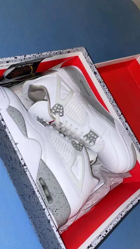 PKGoden Jordan 4 Retro White Oreo, CT8527-100 review Christine Udebhulu