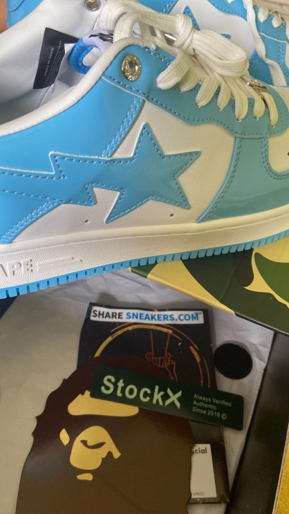 PKGoden   Bapesta Sk8 Sta Low Blue 1G70-109-0015 review 