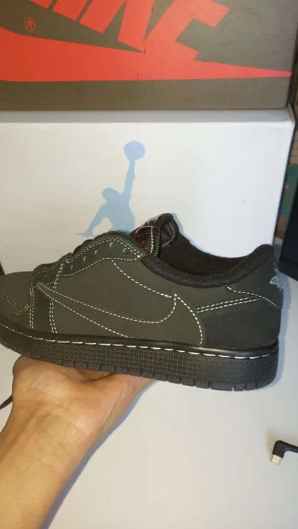 PKGoden  Jordan 1 Retro Low OG SP Travis Scott Black Phantom,DM7866-001 review Sean Viray 01