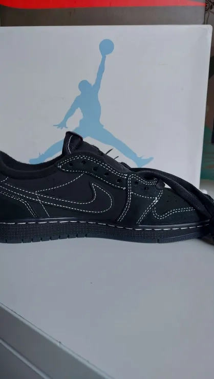 PKGoden  Jordan 1 Retro Low OG SP Travis Scott Black Phantom,DM7866-001 review 