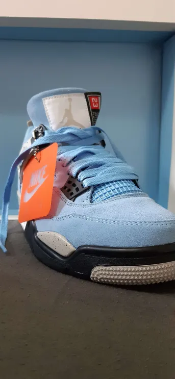 PKGoden Jordan 4 Retro University Blue, CT8527-400 review Kyree Harris 00