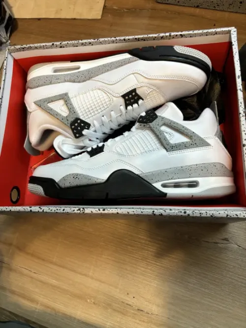 PKGoden Jordan 4 Retro White Cement, 840606-192 review 