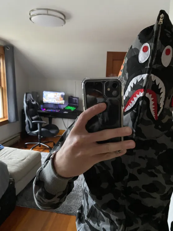 BAPE Color Camo Shark Full Zip Hoodie Black review 1