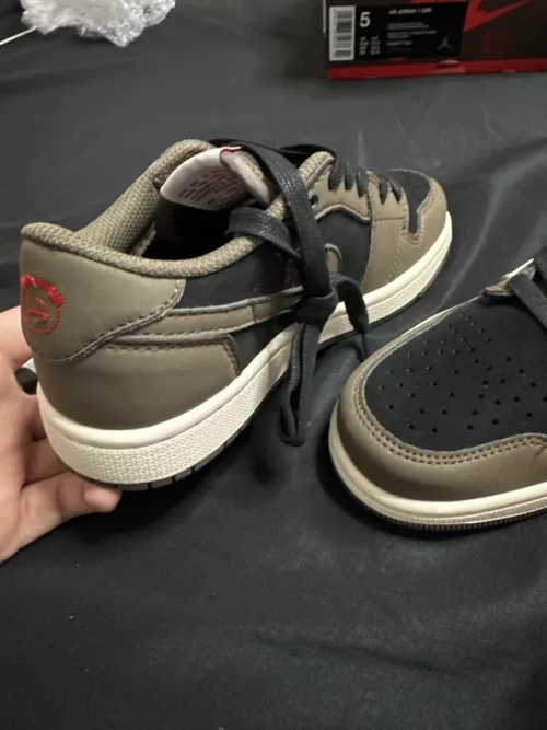 PKGoden Travis Scott x Jordan 1 Low Dark Green,DM7866-002 review 