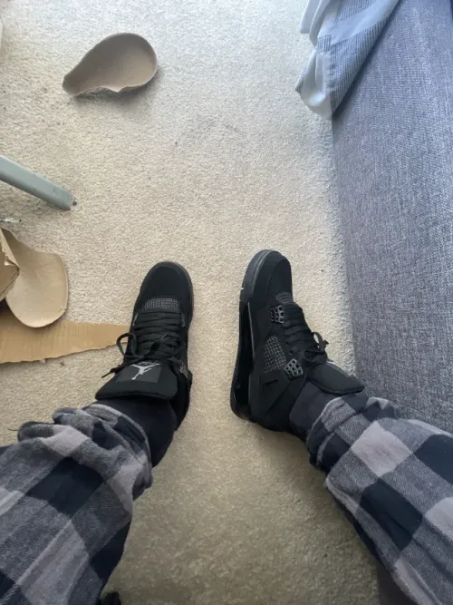 PKGoden Jordan 4 Retro Black Cat, CU1110-010 review 