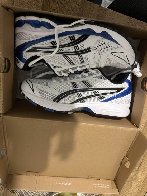 POP  ASICS Gel-Kayano 14 White Tuna Blue 1201A019-101 review Isaiah Phillips 01