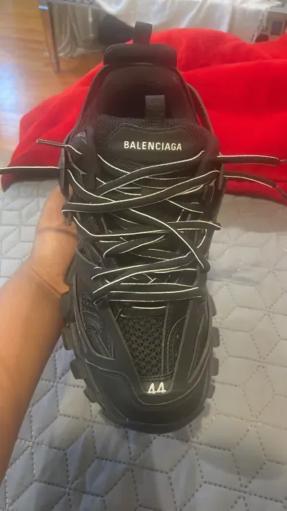 PKGoden Balenciaga 3rd Track Sneaker Black and White review 