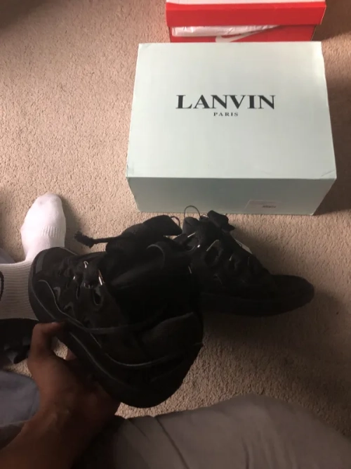 PKGoden Lanvin Leather Curb Triple Black review 