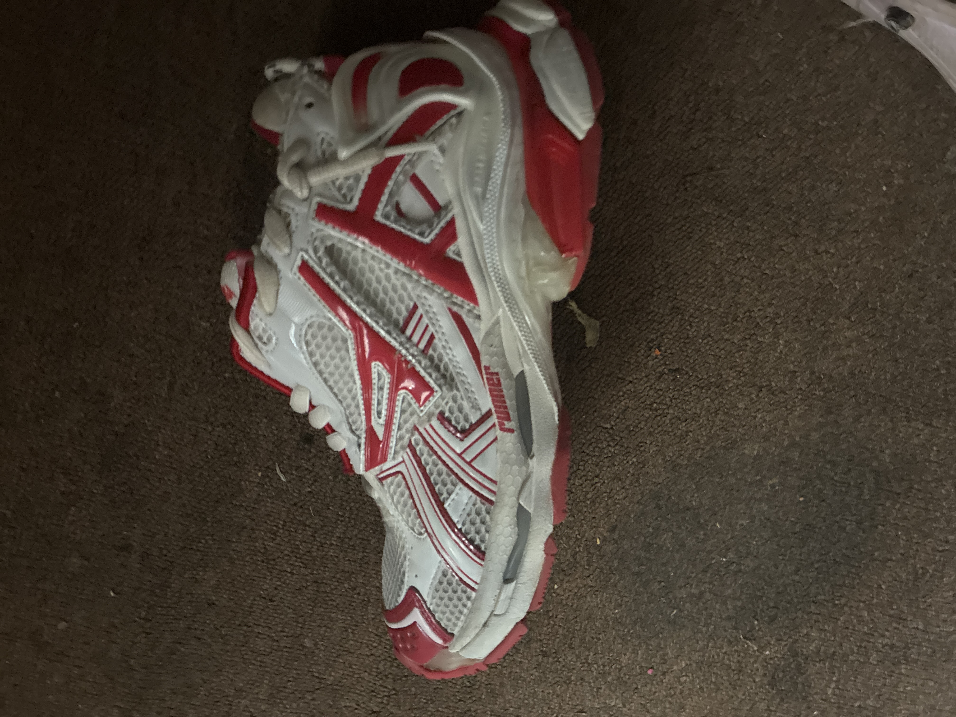 PKGoden  Balenciaga Runner Blue White Red 677402 W3RB2 9060 review 0