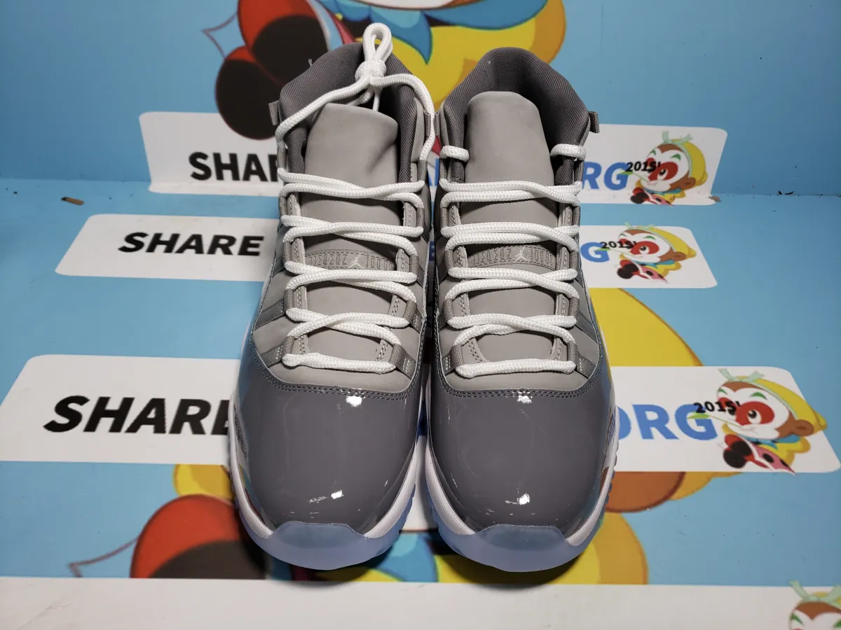 QC pics: PKGoden Jordan 11 Retro Cool Grey