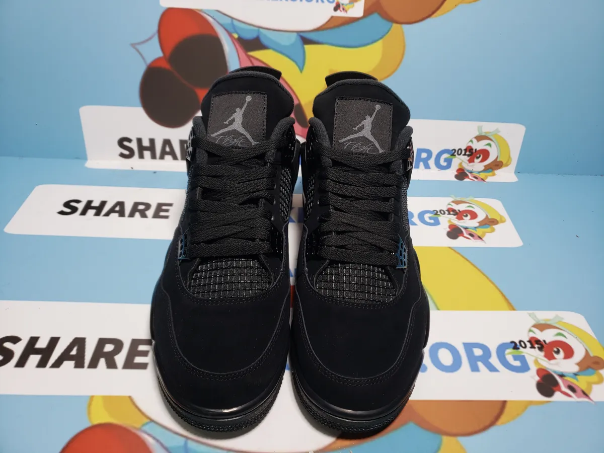 QC pics: PKGoden Jordan 4 Retro Black Cat