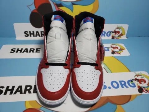 QC pics: PKGoden Air Jordan 1 Retro High Spider-Man Origin Story