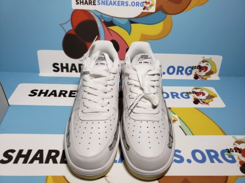 QC pics: PKGoden Air Force 1 Low Skeleton Halloween