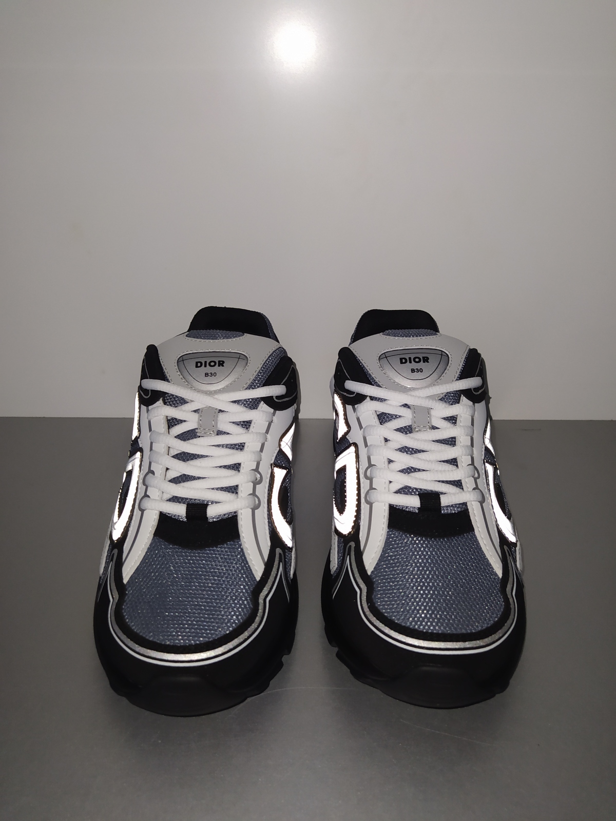 QC Pics: Dior B30 Sneakers Black Grey