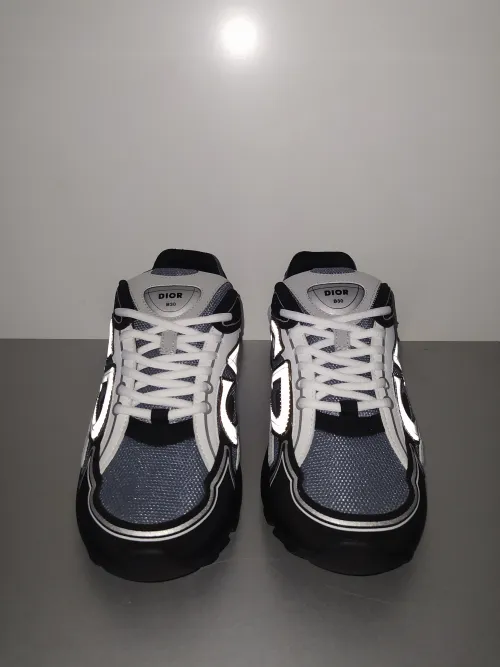 QC Pics: Dior B30 Sneakers Black Grey