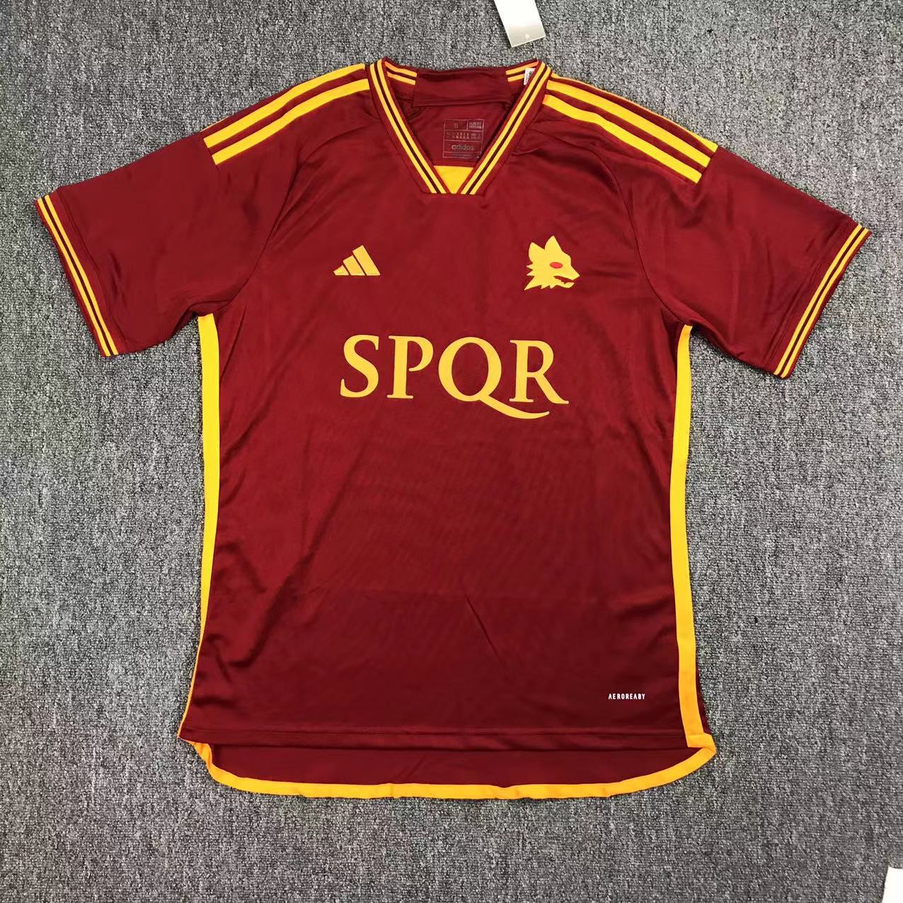 A.S. Roma 2023/24 Home Soccer Jersey