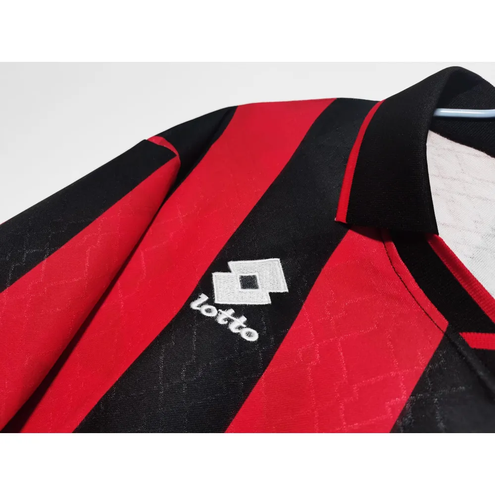 A.C. Milan 1995/96 Home Soccer Jersey