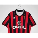 A.C. Milan 1995/96 Home Soccer Jersey