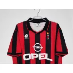 A.C. Milan 1995/96 Home Soccer Jersey