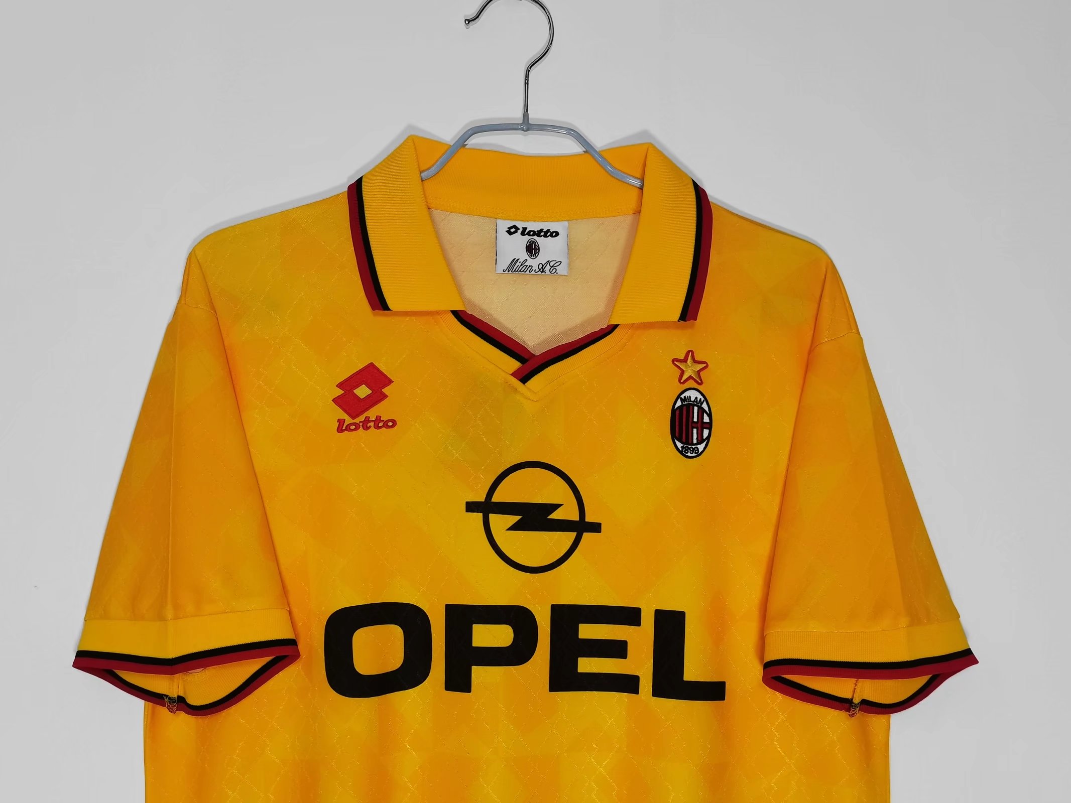 A.C. Milan 1995/96 Second Away Soccer Jersey