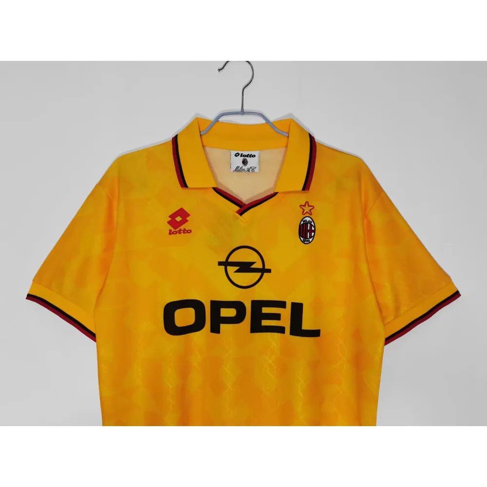 A.C. Milan 1995/96 Second Away Soccer Jersey