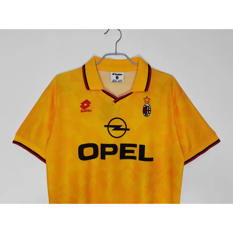 A.C. Milan 1995/96 Second Away Soccer Jersey