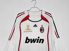 A.C. Milan 2006/07 Away Long Sleeve Soccer Jersey