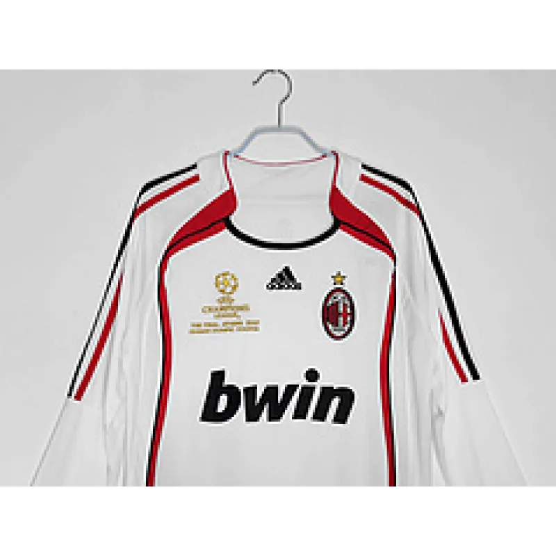 A.C. Milan 2006/07 Away Long Sleeve Soccer Jersey