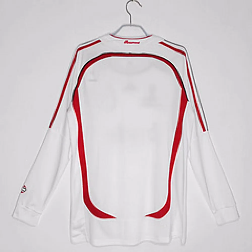 A.C. Milan 2006/07 Away Long Sleeve Soccer Jersey